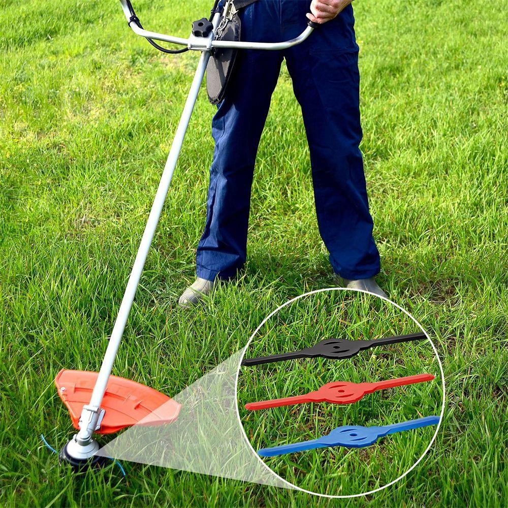 10PCS Replace Blade Grass Trimmer Blade Lawn Trimmer Lawn Mower Blade Garden Tools   Yard
