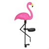 Solar Flamingo Light with Ground Stake Outdoor Rosy Garden Luminary Decorative for Lawn,