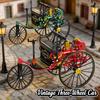 1:10 Scale Tricycle Model Kit Green Black Assemble Three Wheel Car Model  Tabletop Display