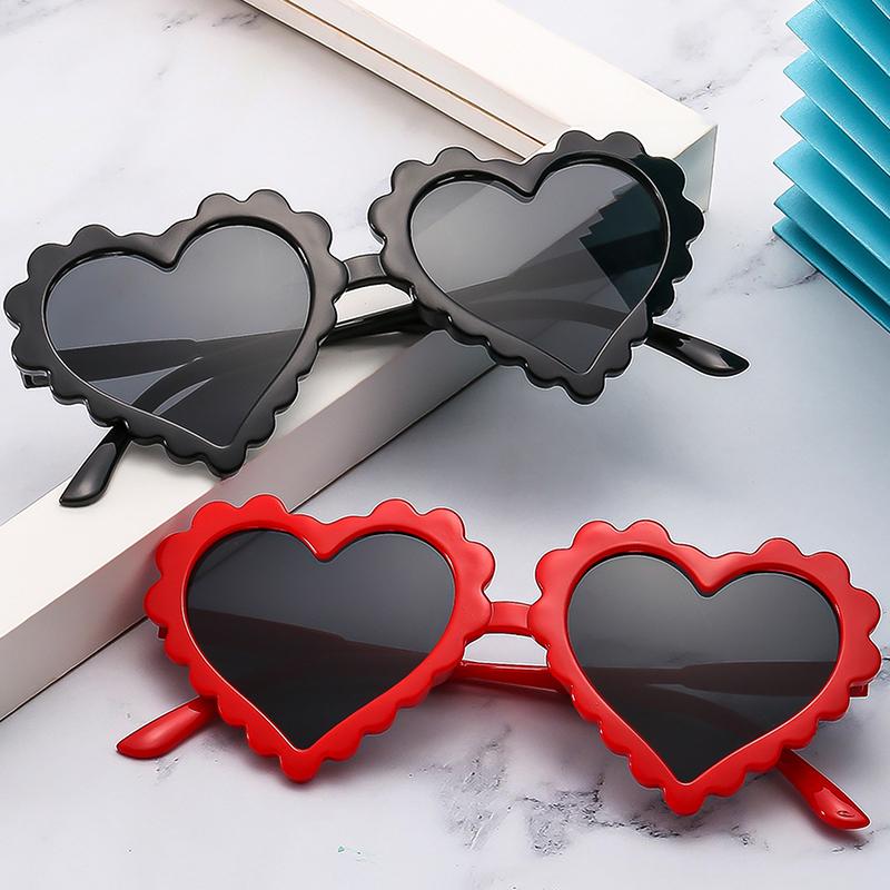 Heart Shaped Sunglasses For Children Boys Girls Ultraviolet-Proof Sunglassese Outdoor Cute Cartoon Eyewear