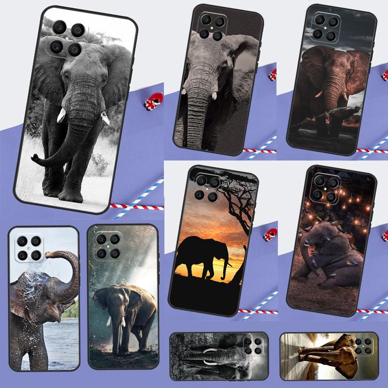 Indian Animal Elephant For Huawei Nova 10 9 SE 5T 12s 12i 11i Y91 Y90 Y60 Y70 Y72 Y61 P60 Pro P20 P40 P30 Lite Case