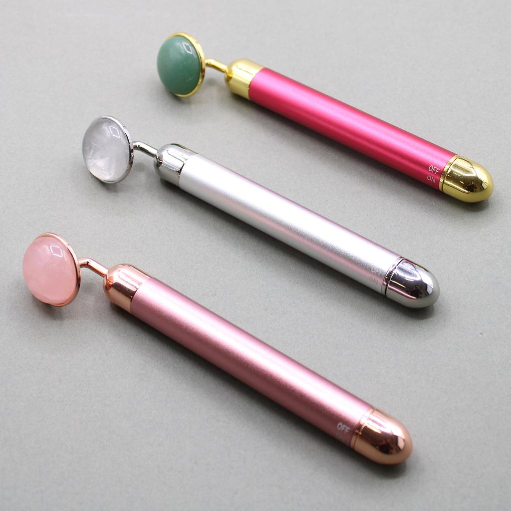 Vibrating Quartz Crystal Face Massager