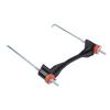 Car Battery Tray Bracket Metal Battery Hold Down Tray Storage Battery Holder Support Recessed Slot Fixing Bracket for Rvs Cars