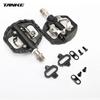 TANKE Mountain Bike Pedals 3 Sealed Bearing SPD Dual Clipless Flat & Lock Pedal Aluminum Cycling Pedals nylon cycling accessorie