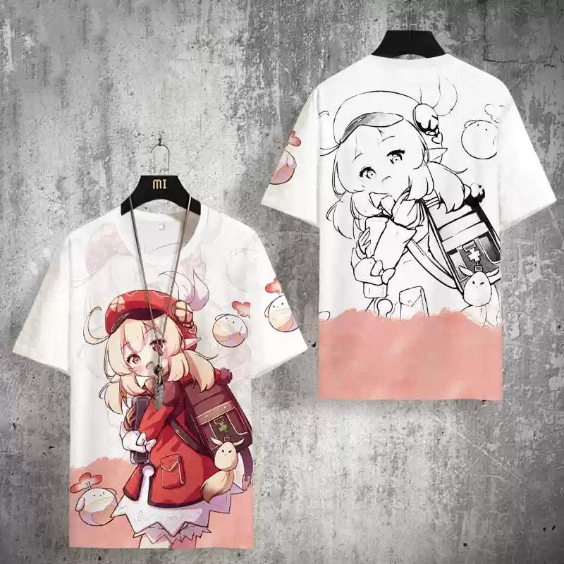 3D Printed T Shirts Men/Women Anime Tee Casual Harajuku O-Neck Short Sleeve Top Clothing