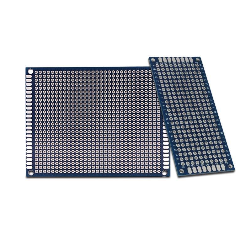 Blue Oil Double-Sided Tin-Sprayed Epoxy CNC Experimental Board (Multisize)