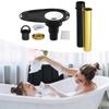 Freestanding Tub Drain set With Brass Tailpiece Complete Freestanding Bathtub Drain for Quick & Mess Frees  Installation