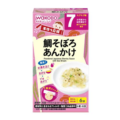 

Wakodo Handmade Support Minced Sea Bream with Thick Sauce, 2.7g x 6 packets