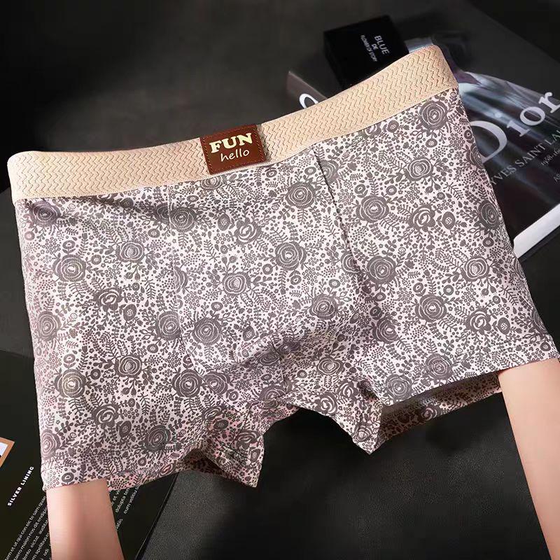 

Мужское нижнее белье из чистого хлопка с модным принтом - Мягкое, дышащее, эластичное и прочное, стиль ластовицы 763 XXL белый