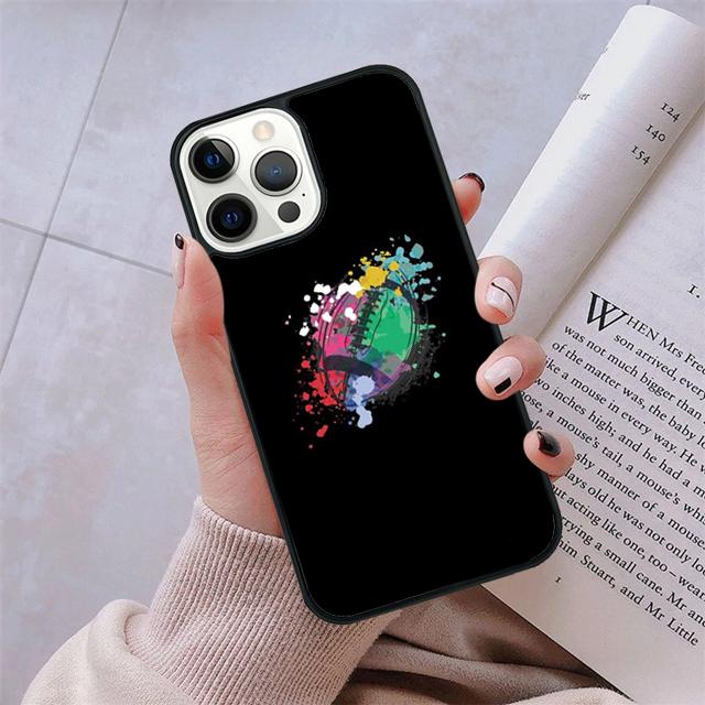 Rugby Ball phone Case Cover For iPhone 17 Air 16 15 14 Plus apple 16 11 12 13 Pro Max coque