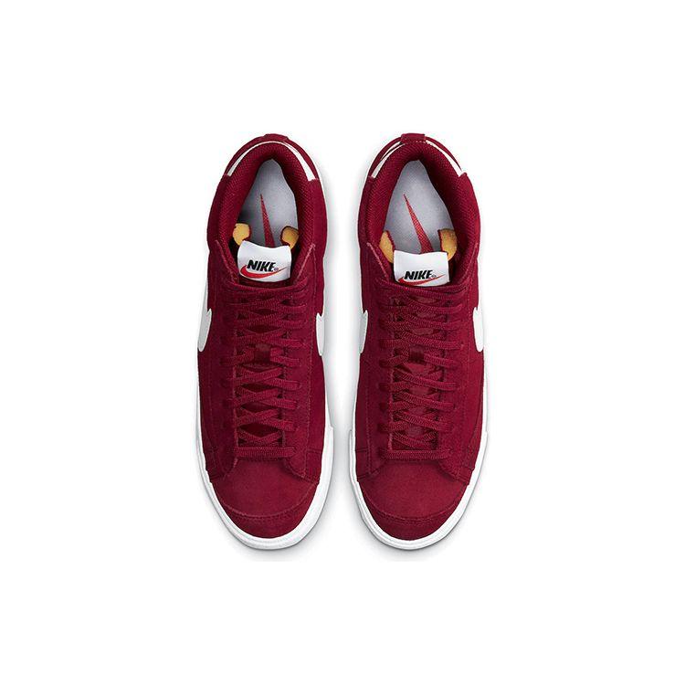 Nike Blazer Mid 77 Suede Team Red Men Sneakers White Black CI1172-601