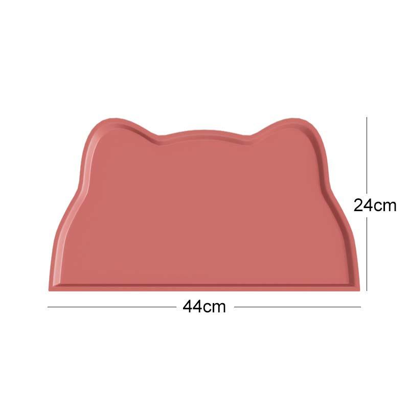 

Pet Food Mat Waterproof Anti Slip Large Mat for Cats Dogs Feeding Bowl Leak Proof Easy Clean Pet Supplies 44x24cm