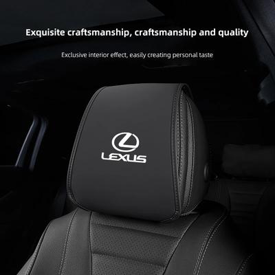 Car Styling Headrest Cover Auto Fit Seat Accessories For F SPORT ES RX NX LS UX LM LX GX LC RZ IS CT GS RC HS SC TX LBX IS