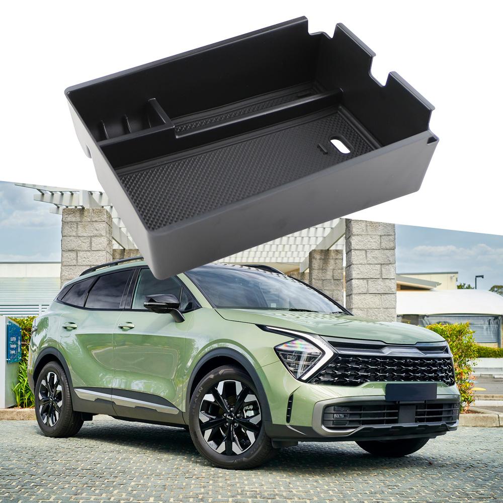 Armrest Storage Box for Kia Sportage NQ5 2025 Electrical Parking Brake Style ABS Centre Box Parts Organiser Console Accessory