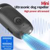 Portable Ultrasonic Dog Barking Control Trainer Long Distance USB Rechargeable with LED Light Outdoor Anti Bark Deterrent Device