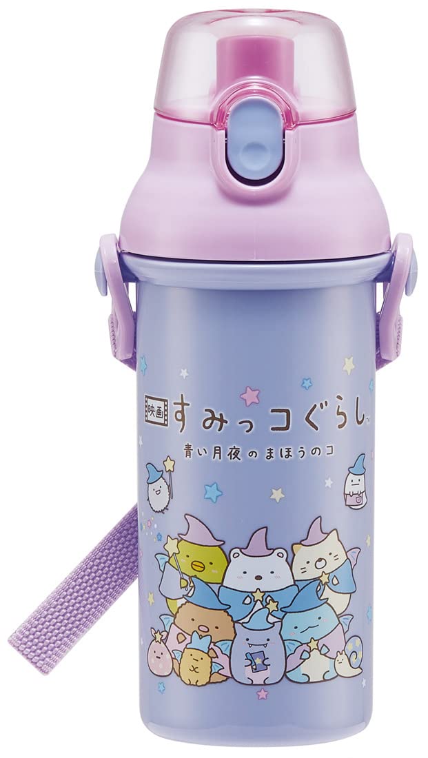 

Skater Plastic Water Sumikko Gurashi Movie Made in Children s Bottle, 480ml, Antibacterial, 2, Japan, PSB5SANAG-A
