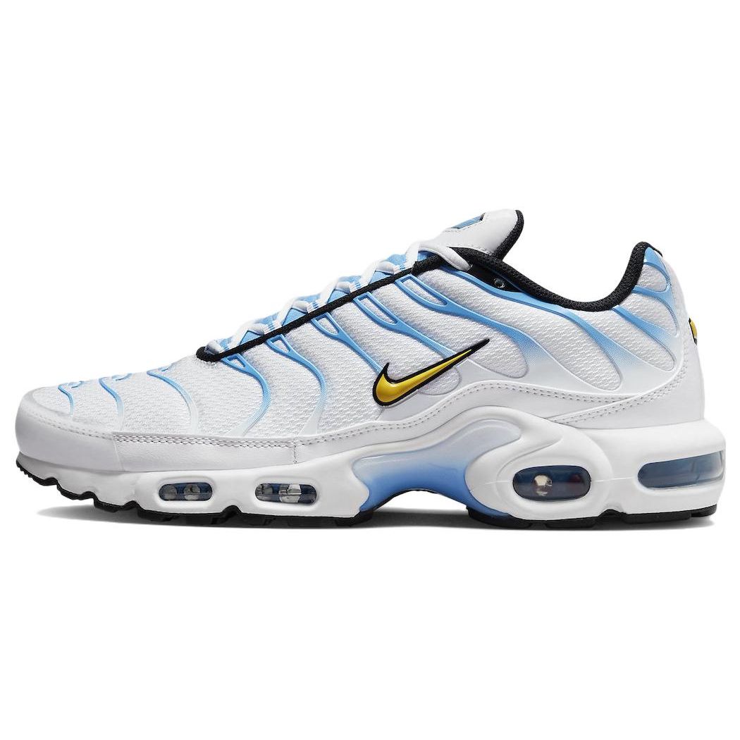 

Мужские кроссовки Nike Air Max Plus White University Blue Black University-Gold DM0032-101