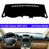 Car Auto Dashboard Cover For KIA Carens 2007 - 2019 UN RP LHD RHD Dashmat Pad Carpet Dash Mat Cape 2016 2013 2012 2011 2005 2007