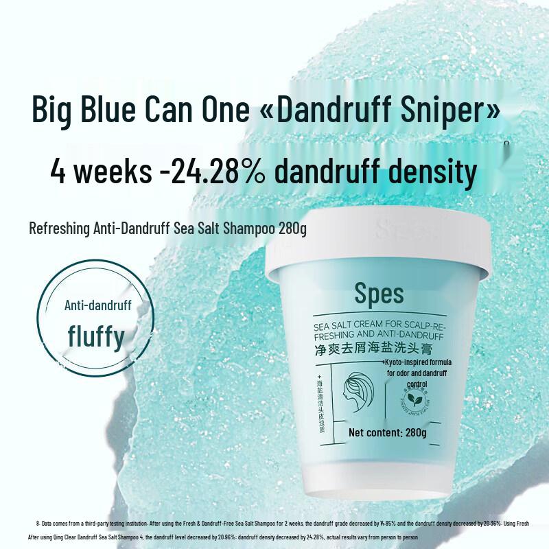 Spes Sea Salt Refreshing Anti-Dandruff Shampoo
