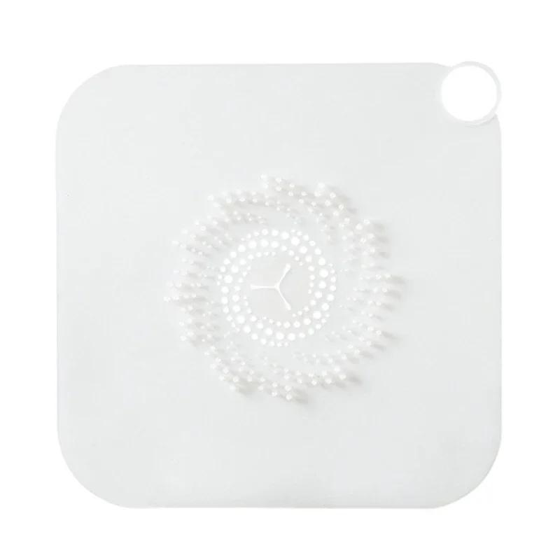 

Bathroom Floor Cover, Kitchen Sewer Filter, Bath Shower Cover, Floor Sink Drain Strainer, Hair Stopper, 1pc Bathroom Sink Filter белый