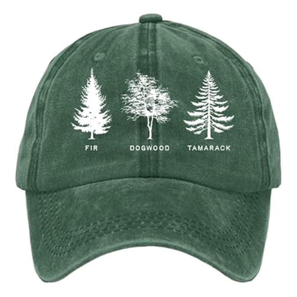 Fir Dogwood Tamarack Print Fdt Patriotic Baseball Cap for Women Men