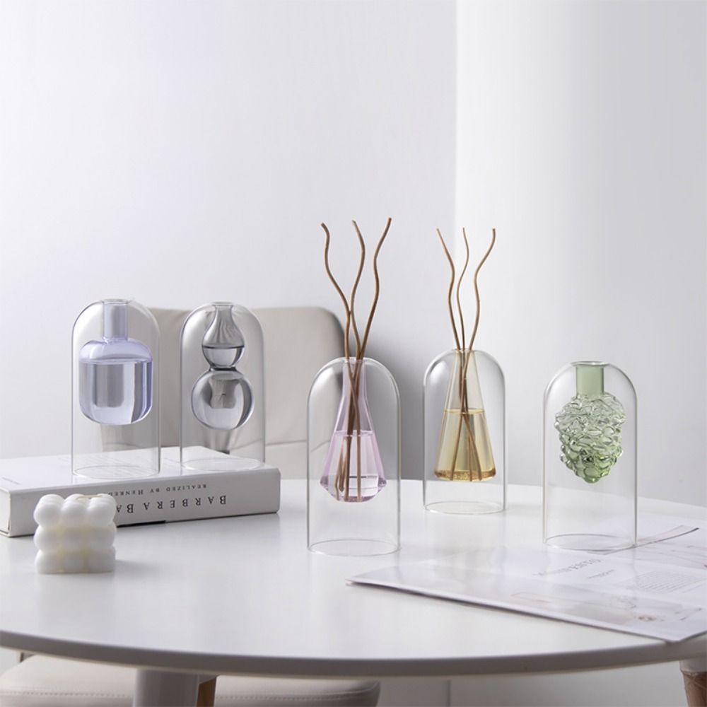Double Layered Aromatherapy Bottle Creative Fragrance Diffuser Bottle  Dining Table