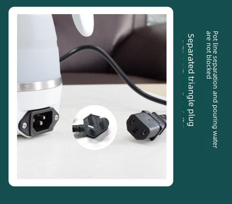 Fierbător electric pliabil din silicon pentru călătorii și gospodărie, funcție automată