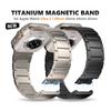 Titanium Strap for Apple Watch Ultra 3 2 49mm Magnetic Buckle Band for IWatch Series 11 10 46mm 9 8 7 45mm 6 5 SE3 44mm Bracelet