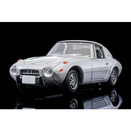 TOMYTEC Tomica Limited Vintage 1/64 Scale LV-139c Toyota Sports 800 with Custom Wheels, Silver, 1969 Model, Finished Product, 336037