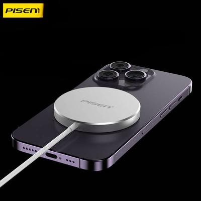 Pinsheng MagSafe Wireless Charger Magnetic Plate 15W Fast Charging Base Is Suitable for Apple 14promax Huawei.