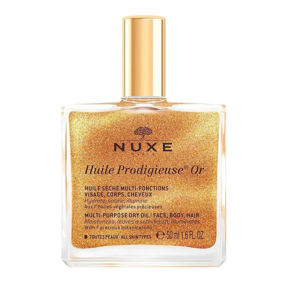Сухое масло Nuxe 50 мл 1 упаковка Huile Prodigieuse с блестками