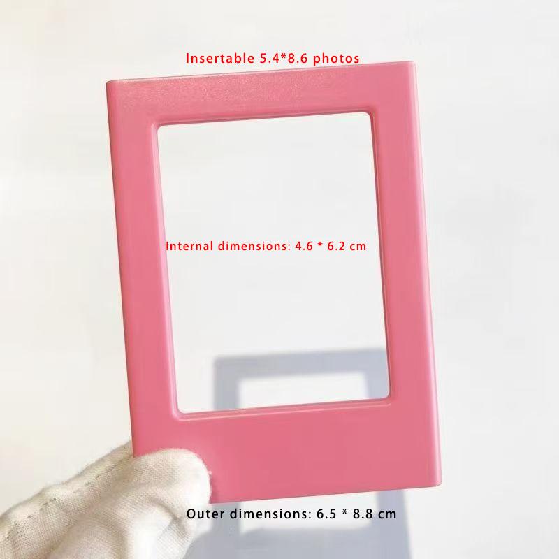 3 Inch Magnetic Photo Frames Colorful Mini Picture Frames Magnet Refrigerator Fridge Sticker for Home Decor DIY Wall Decor