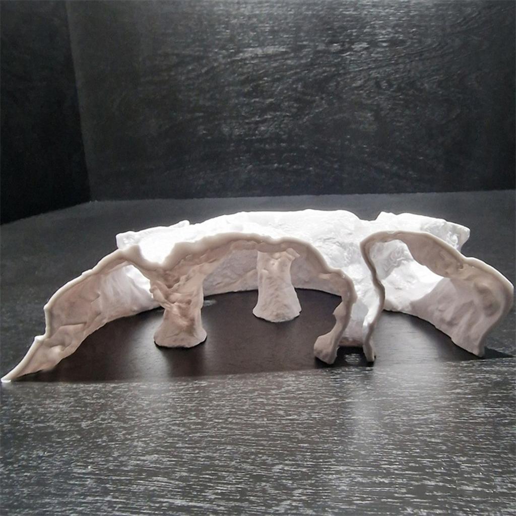 Natural Textured Aquariums Cave Decoration With Multiple Entries For Fish Shrimp Safety And Tanks Environment Enrichment