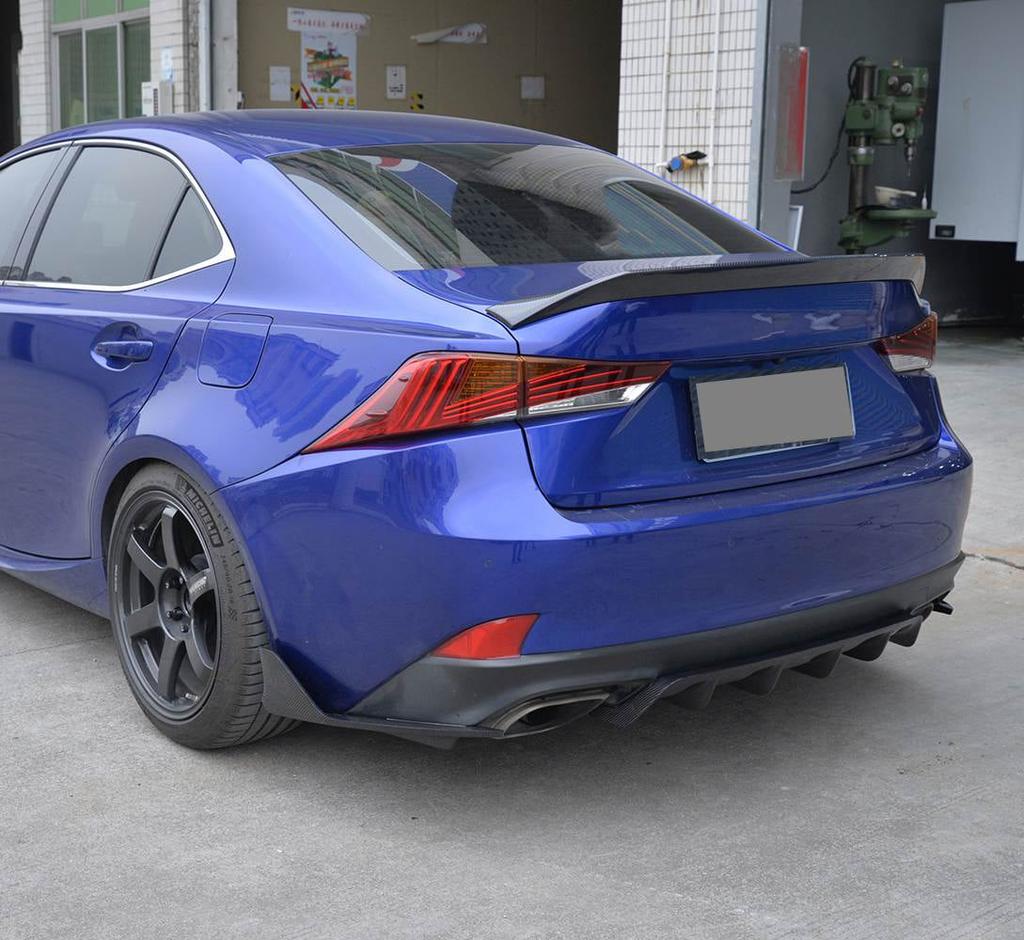 Spoiler V2 (for 2013-2020, Carbon) for Lexus IS 2013-