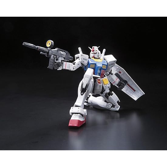 BANDAI SPIRITS RG Mobile Suit Gundam RX-78-2 Gundam 1/144 Scale Color-Coded Plastic Model