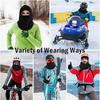 2Pcs Balaclava Windproof Winter Face Mask Warm Fleece Ski Mask for Men and Women Cold Weather Motorcycle Bike Cycling Neck Warmer