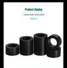 M5 Black Washer Hollow Pass-Through ABS Gasket Spacer, PC Board Isolation, Round Hole Sleeve Insulation Support Post.