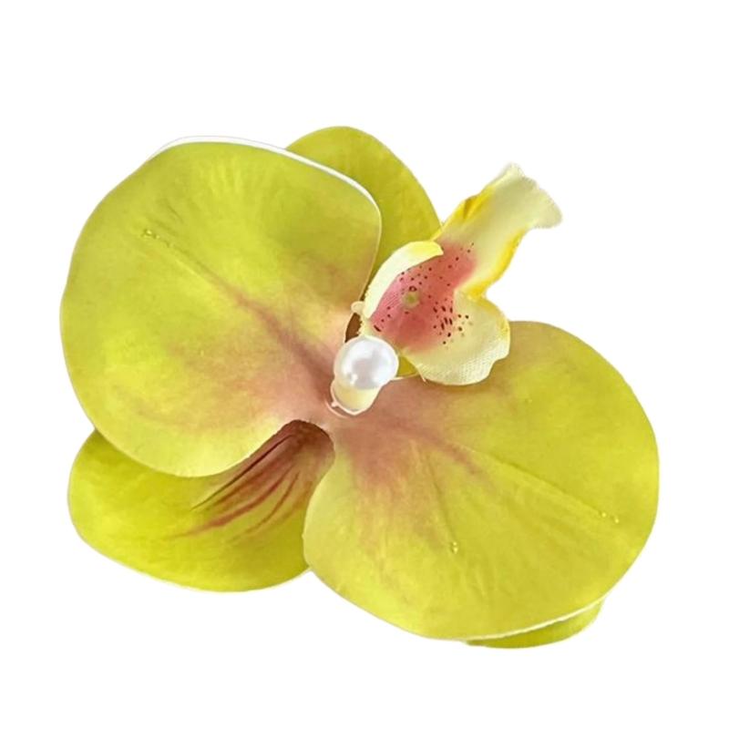Eleganter Blummen-Haarclip Einzigartige Haarspangen Große Blume Acryl-Haarclip Schicke Haarnadel für Hochzeiten und Partys