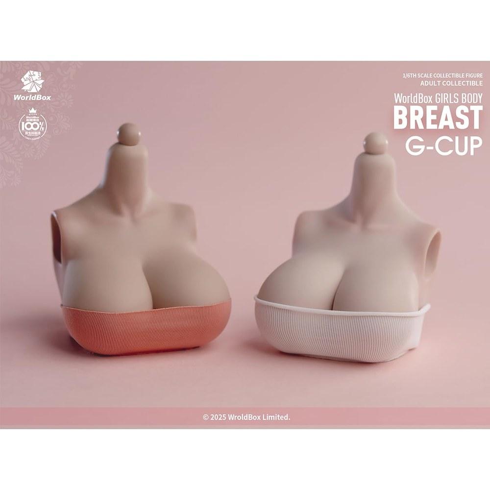 HiPlay Worldbox 1/6 Female Body Chest Swap Parts Large Suntan Skin