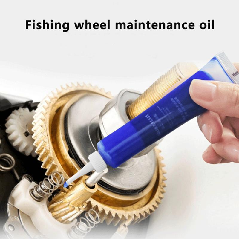 Fishing Wheel Maintenance Kit Fishing Reel Protective Grease + Lubricant Oil For Fishing Reel Bearing Maintenance Oil 20Ml