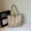 Letter Print Shoulder Bag Women's Large Capacity Tote Bag