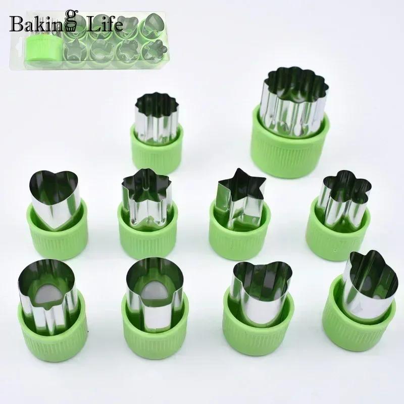 Herz Haushalt Form Gemüseschneider Kunststoffgriff Ausstechformen Sandwichschneider Edelstahl Obst Ausstecher Küchenhelfer