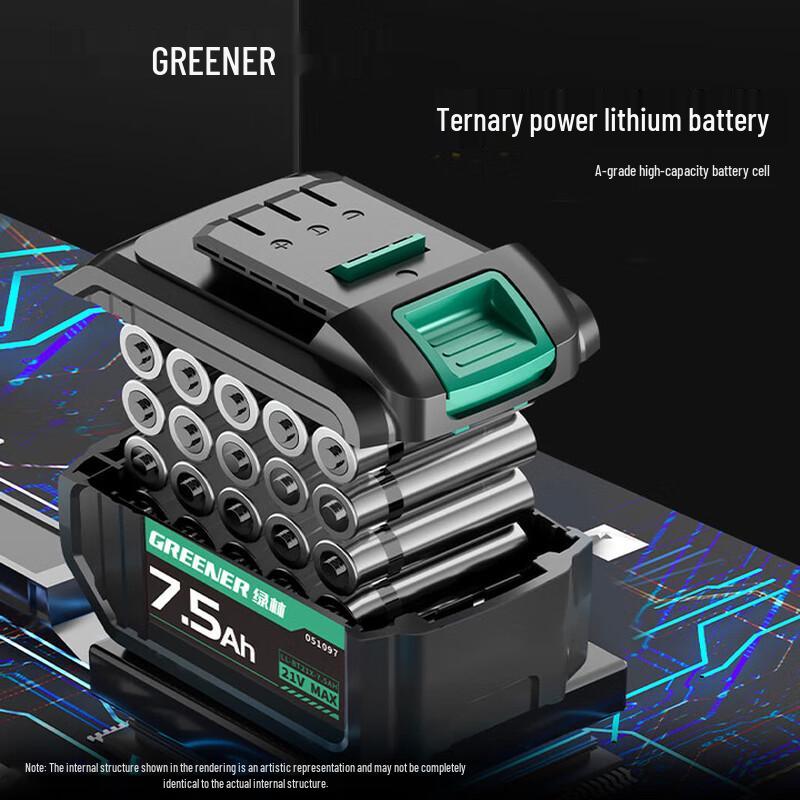 Green Forest 21V Cordless Brushless Rotary Hammer Drill CN plug (adapter included)