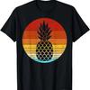 Vintage Retro Distressed Hawaiian Tropical Pineapple Fruit T-Shirt