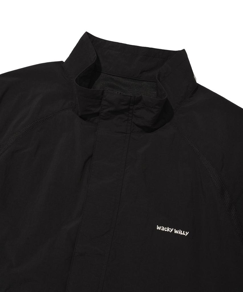 Wacky Willy Half Sleeve Anorak Jumper Black