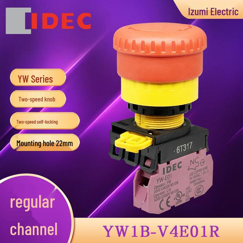 

Model YW1B-V4E01R IDEC Emergency Stop Switch