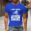 New Motocross T-shirts Men Fashion Casual Street Style Tees I Don't Crash I Do Random Gravity Checks Print Short Sleeve Tshirt