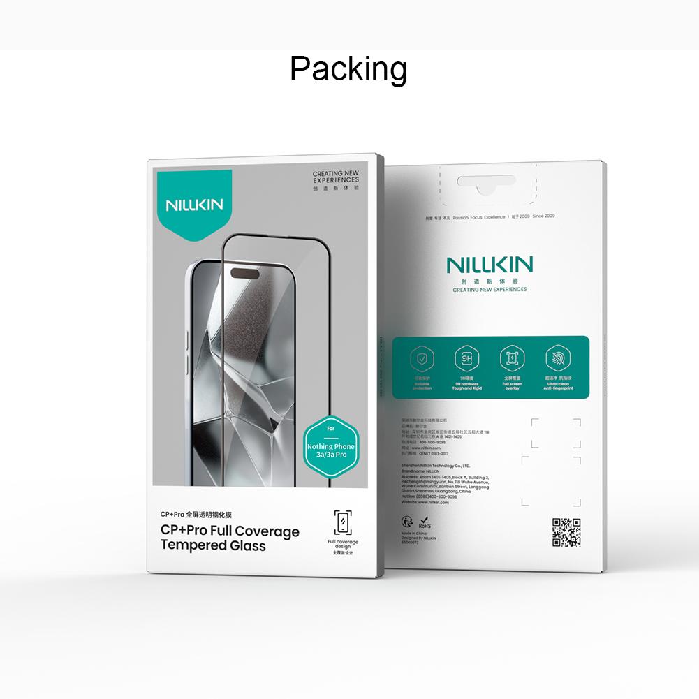 For Nothing Phone 3a Pro Glass NILLKIN CP+Pro Screen Protector Tempered Glass Film