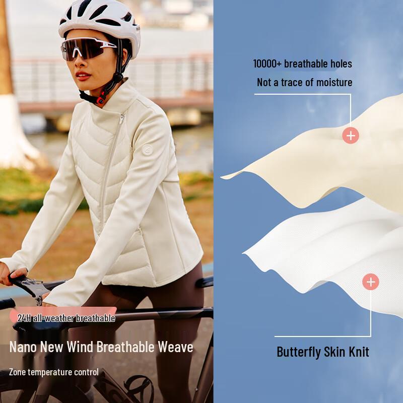 ERAIEY Damen Leichte Slim-Fit Stehkragen Daunenjacke