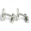 Great HERMES Cufflinks cufflinks Serie round Silver SV925 mens Used